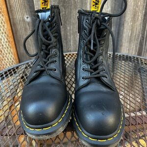 Dr. Martens Air Wair Maple Zip Womens Steel Toe Work Boots
